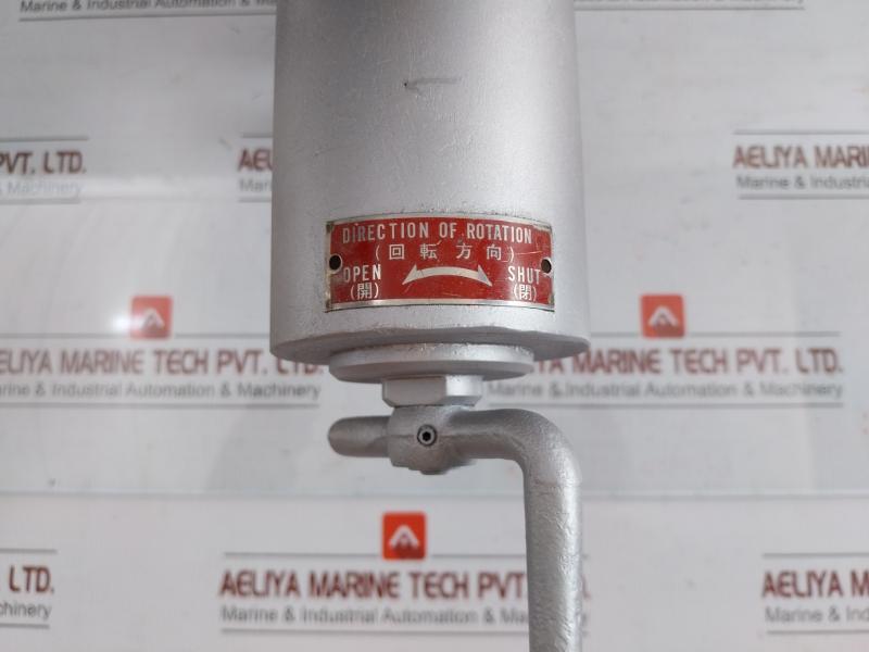 Flanged Ball Valve Assy W/ Positioner Ag06S Kitamura 4 Kgf/Cm2 70˚C Max