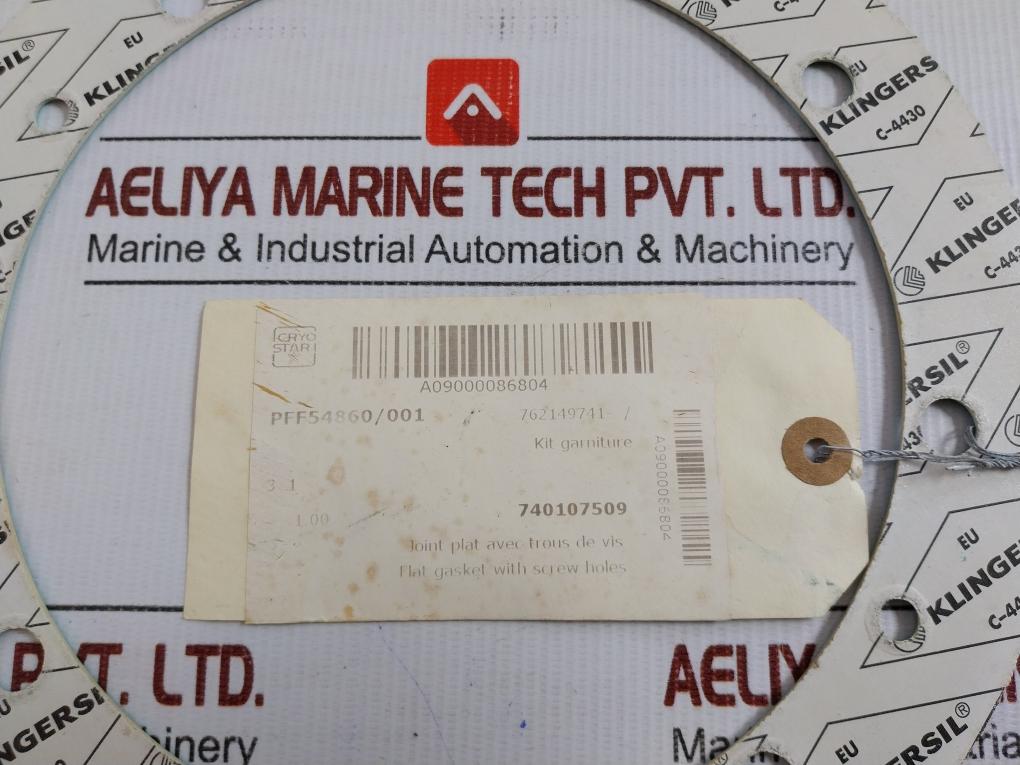 Flat Gasket With Screw Holes Gasket Kit Pff54860/001 Cryo Star