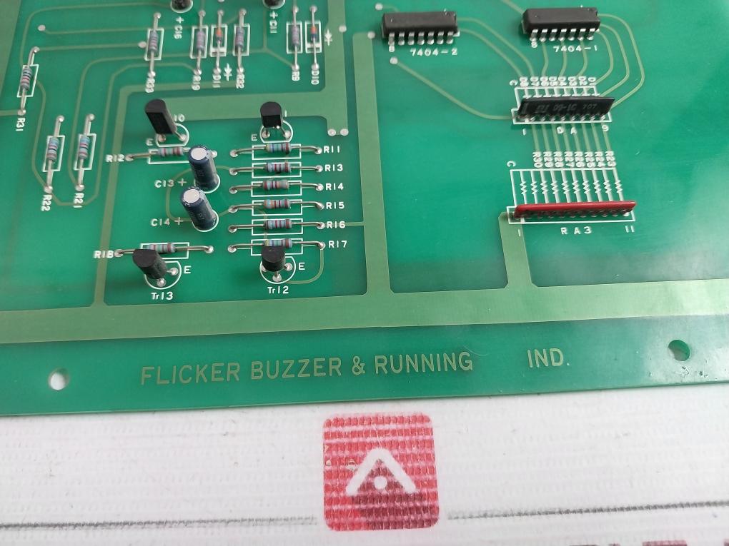 Flicker Buzzer & Running 209B Printed Circuit Board 