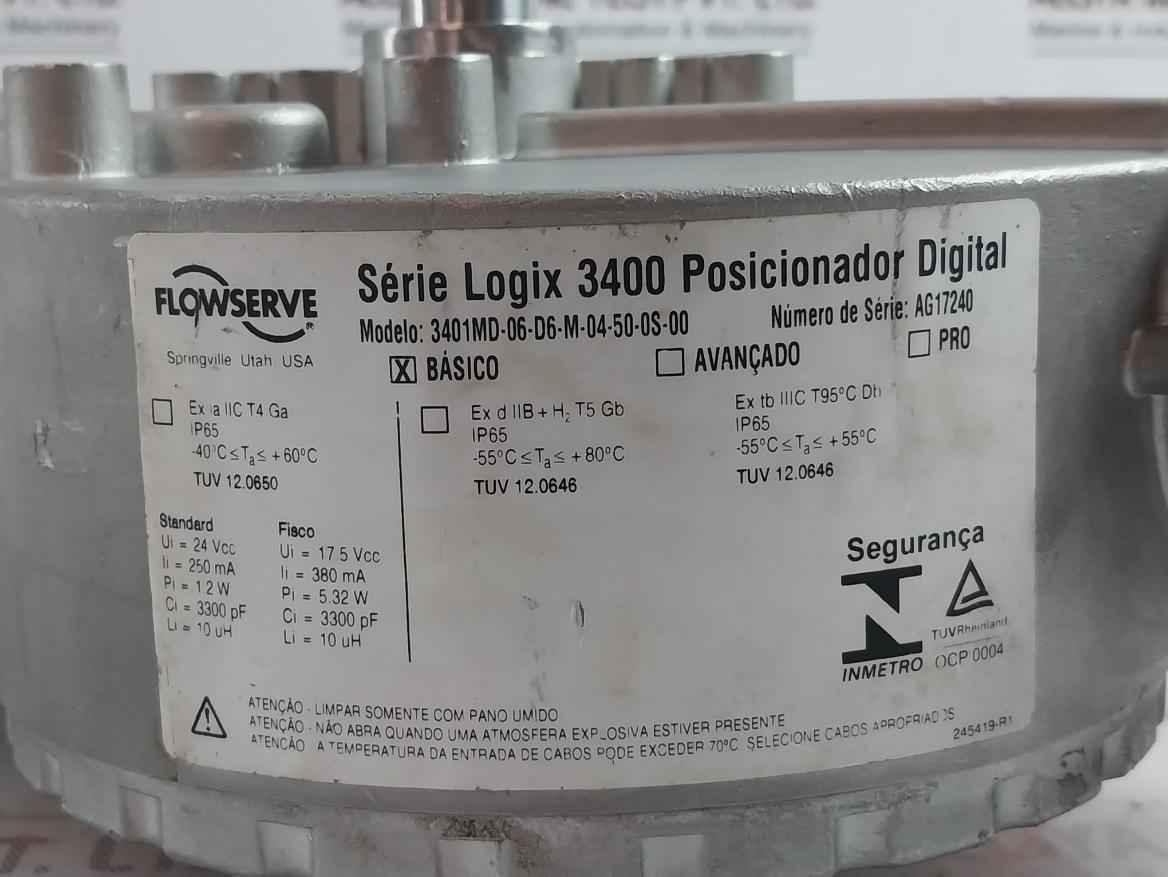 Flowserve 3401Md-06-d6-m-04-50-0S-00 Digital Positioner 3400 Series
