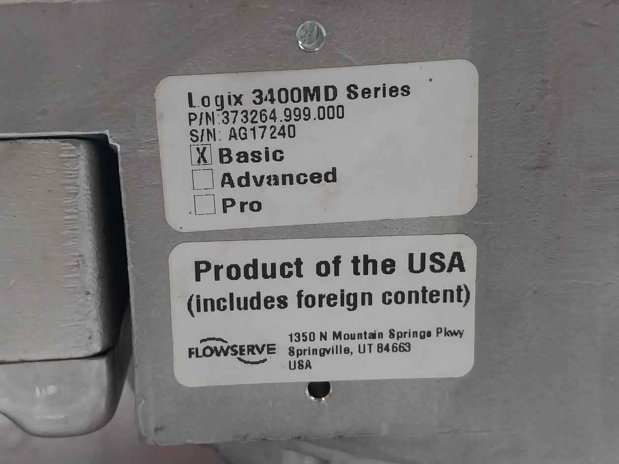 Flowserve 3401Md-06-d6-m-04-50-0S-00 Digital Positioner 3400 Series