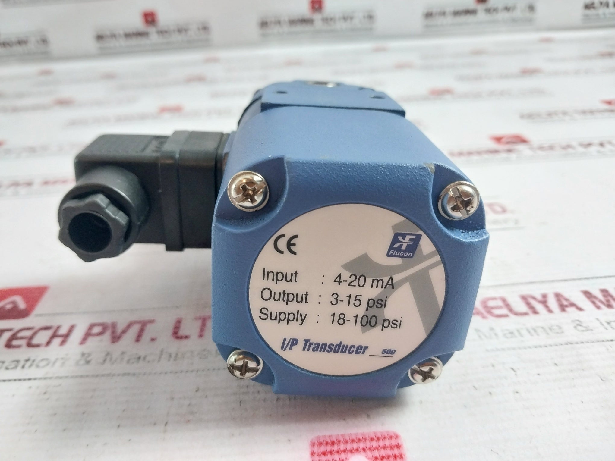 Flucon I/P 500 Transducer Series Electro-pneumatic Current/Voltage To Pressure