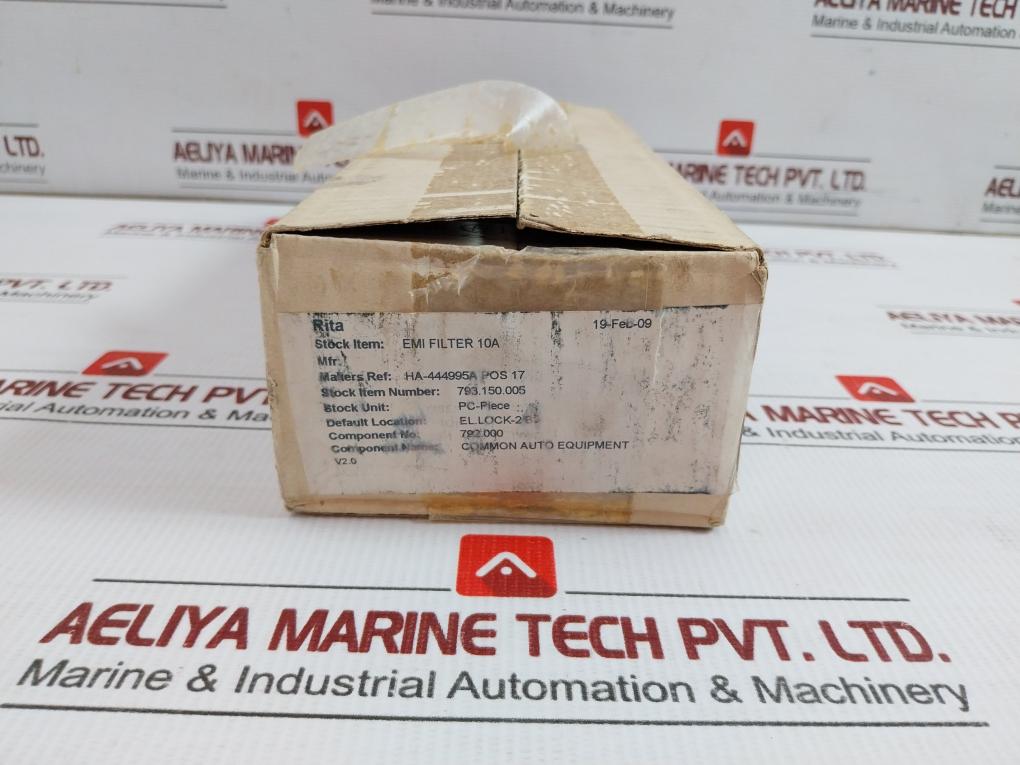 Fn2080-10-07 Emi Line Filter Module 250Vac 50-60Hz Schaffner