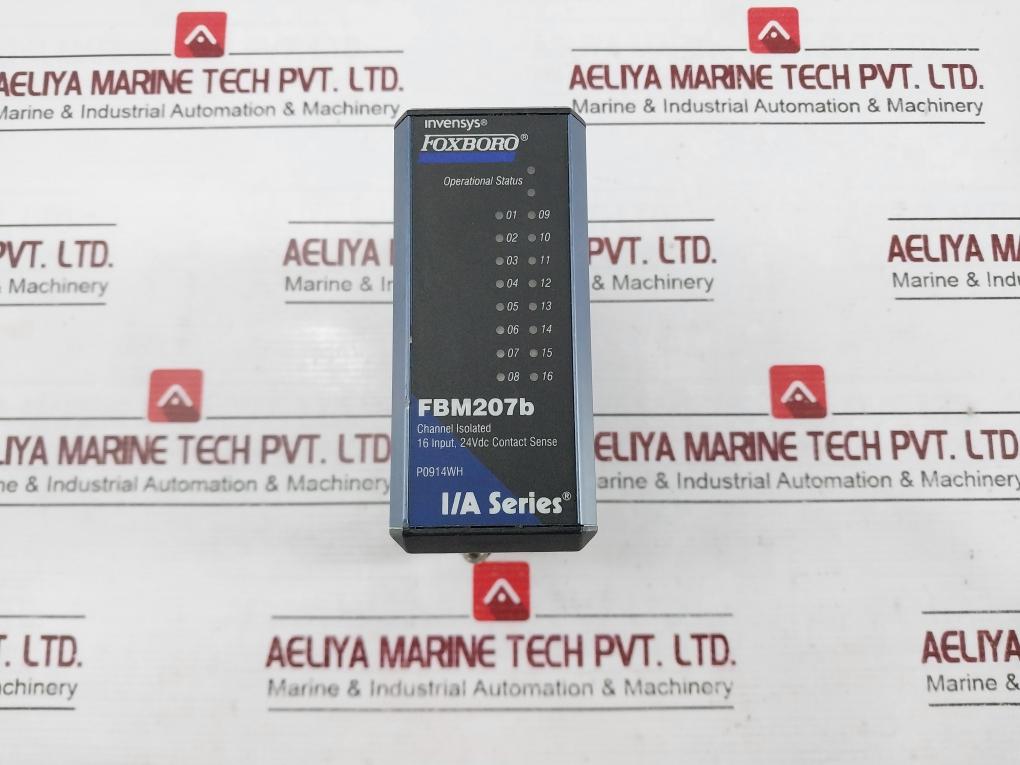 Foxboro Fbm207B P0914Wh Channel Isolated 16 Input 24Vdc Contact 99Atex.9913454