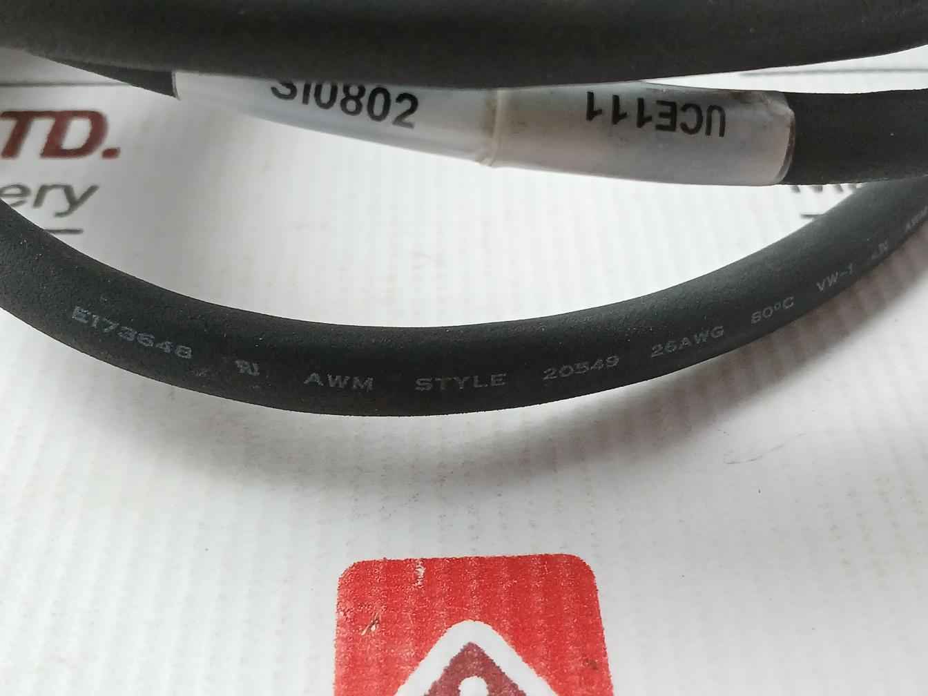 Foxboro P0916De Communication Cable 2-meter Y8001Ej-c-m002 26Awg 80°C Vw-1