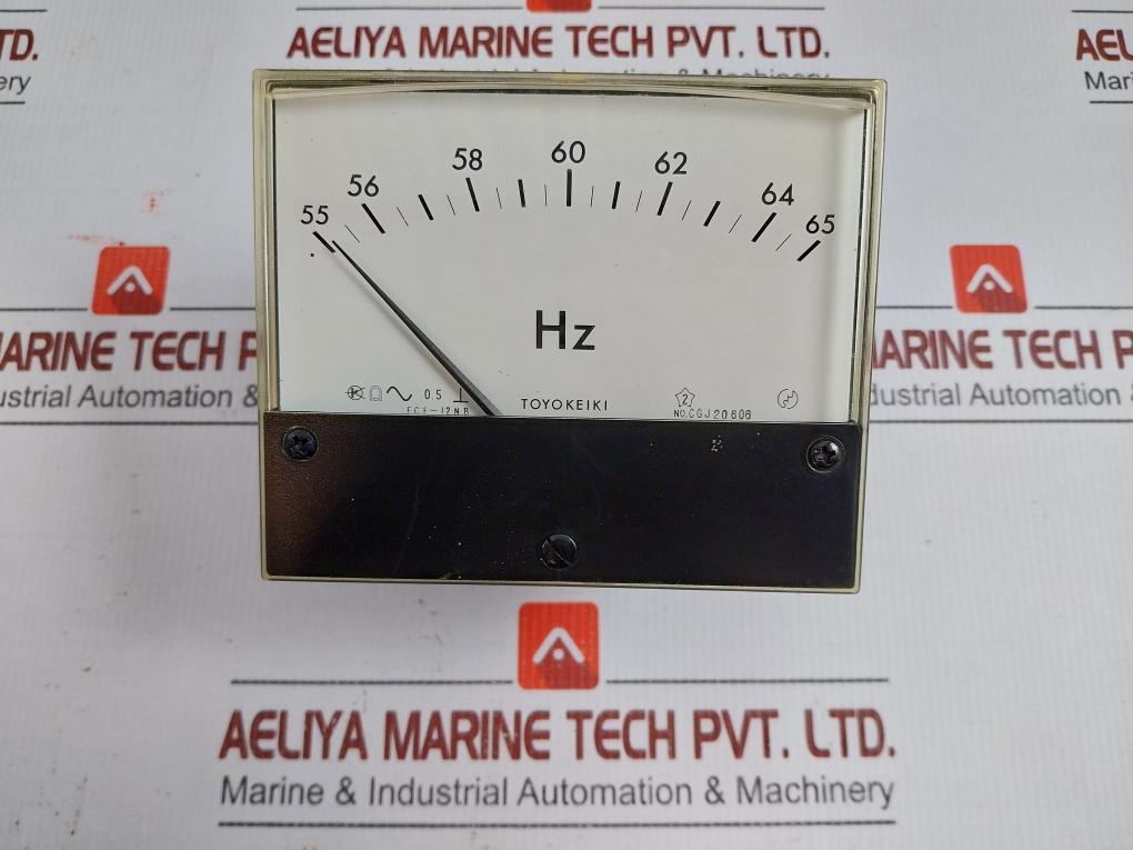 Frequency Meter Fcf-12Nb Toyo Keiki 55-65 Hz