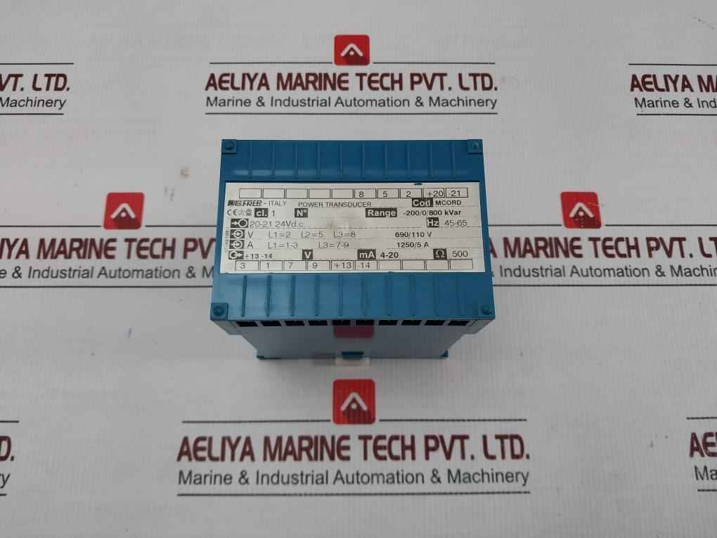 Mcord Frer Power Transducer Range -200/0/800 Kvar