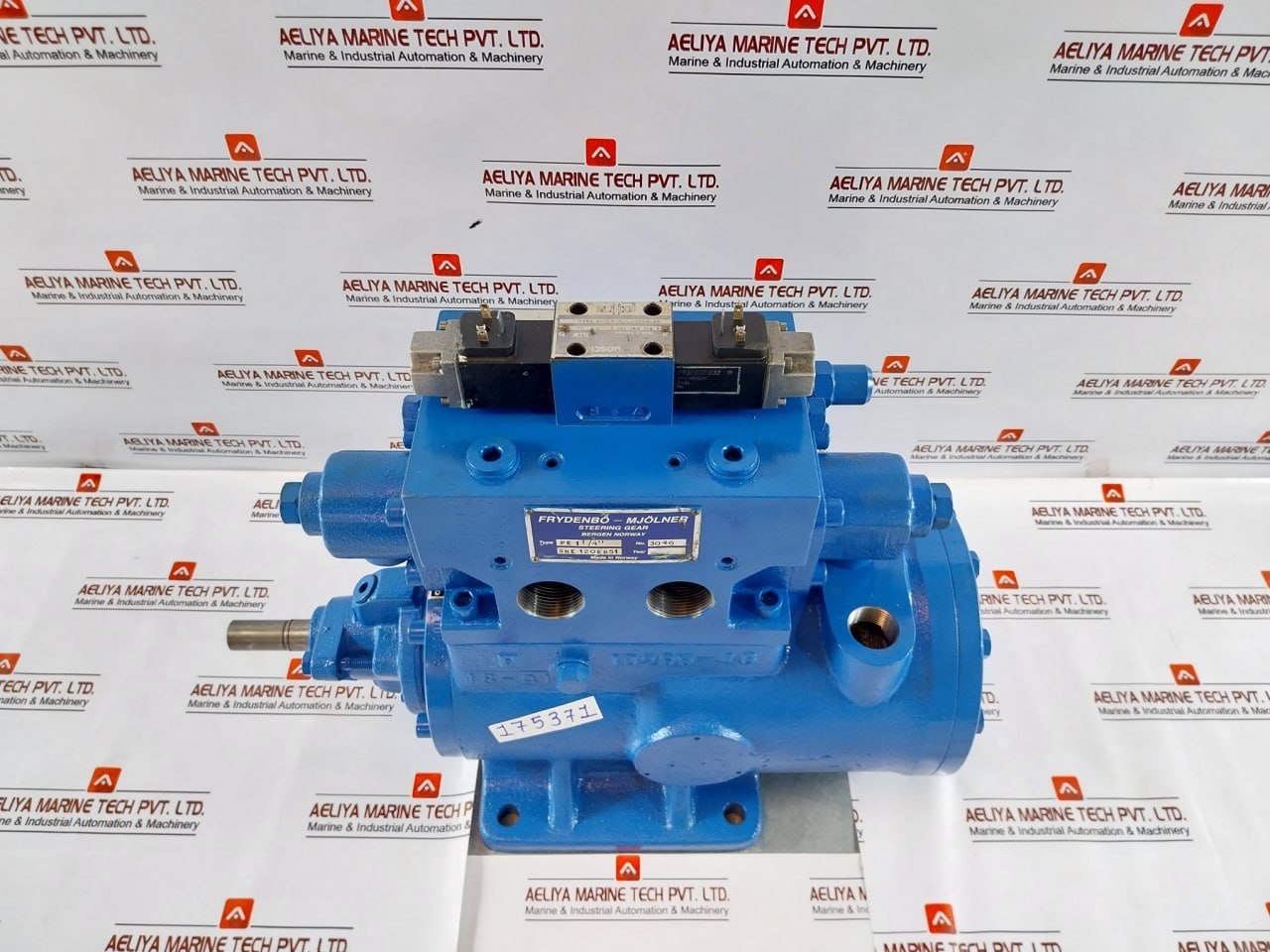 Frydenbo-mjolner Pe 1 1/4" Steering Gear Triple Screw Cartridge Pump 315 Bar