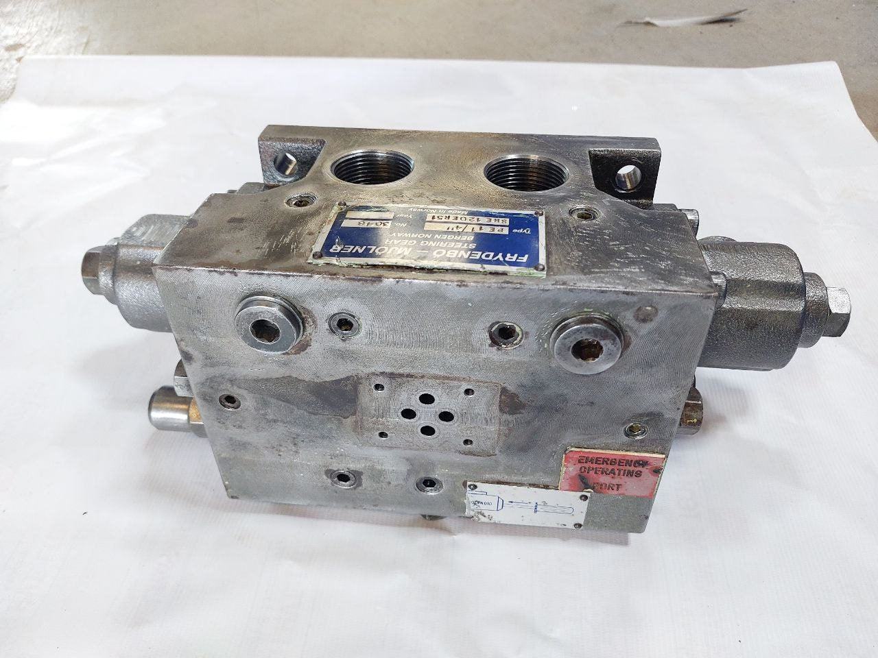 Frydenbo-mjolner Pe 1 1/4" Steering Gear Triple Screw Cartridge Pump 315 Bar