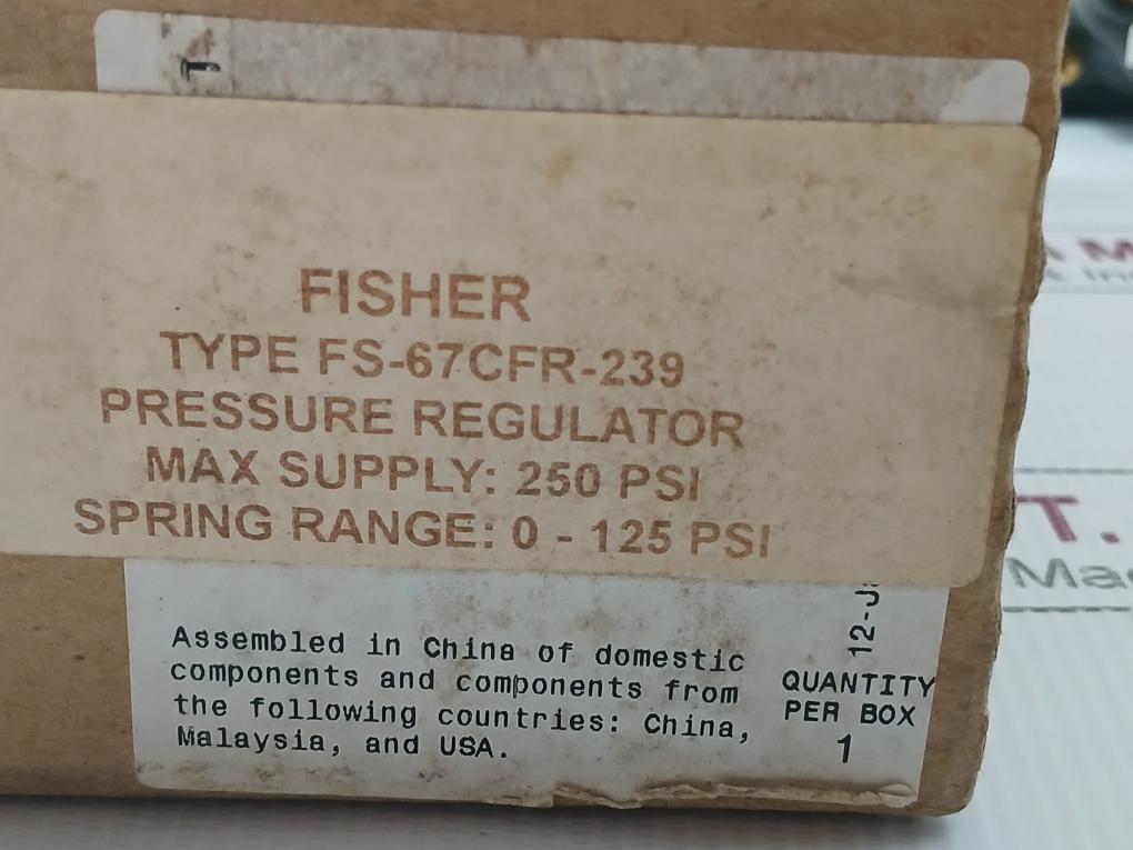 Fs-67Cfr-239-67Cf-Series-Pressure-Regulator-250Psi-0-1-1Mpa-Fisher-209001-2