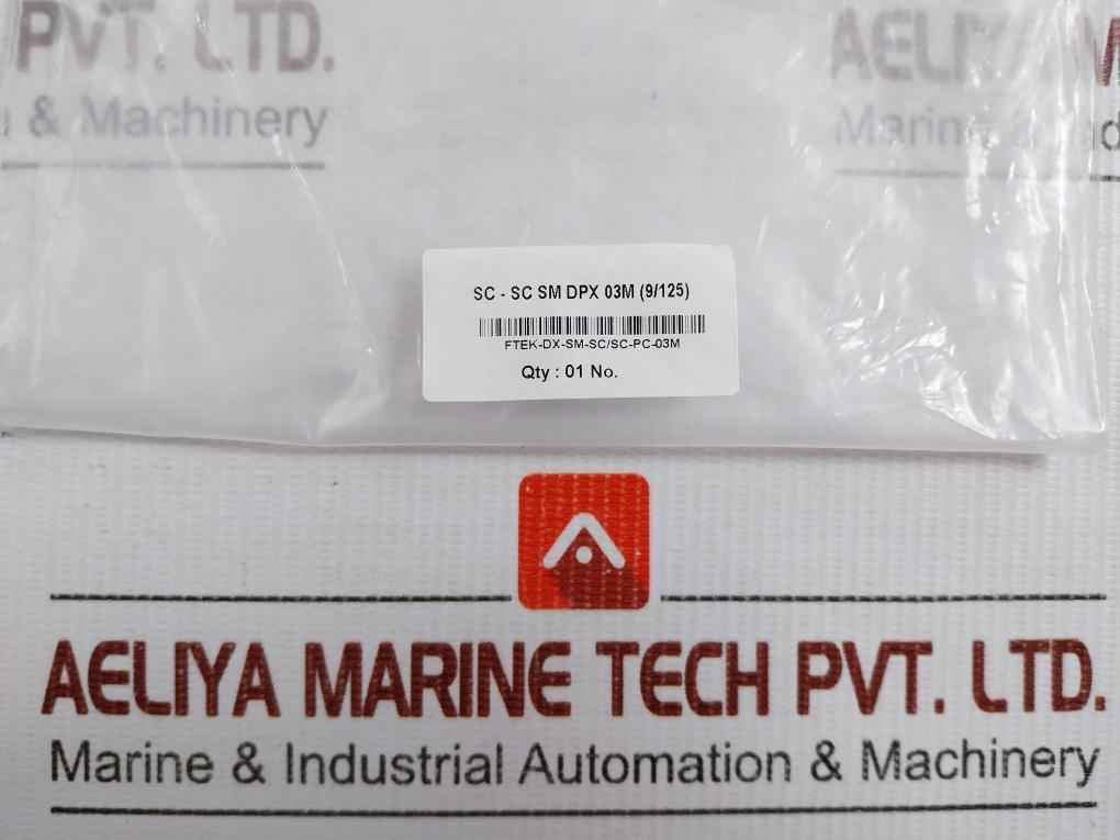 Ftek-dx-sm-sc-pc-03M Fiber Optic Patch Cable Sku: 202435