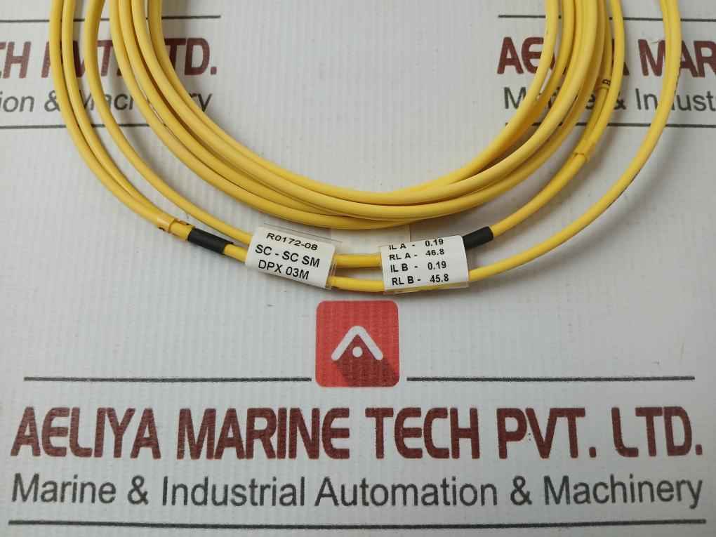 Ftek-dx-sm-sc/Sc-pc-03M Duplex Fiber Optic Patch Cable Sc-sc Sm Dpx 03M (9/125)
