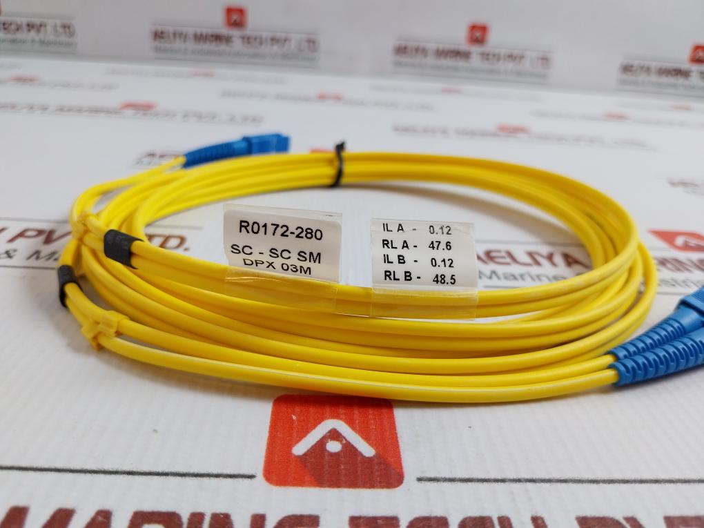 Duplex Fiber Optic Patch Cable Set 3M Ftek-dx-sm-sc/Sc-pc-03M