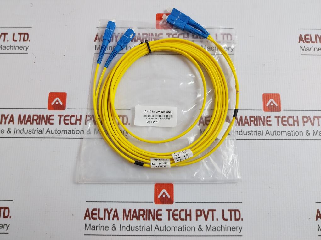 Duplex Fiber Optic Patch Cable Set 3M Ftek-dx-sm-sc/Sc-pc-03M