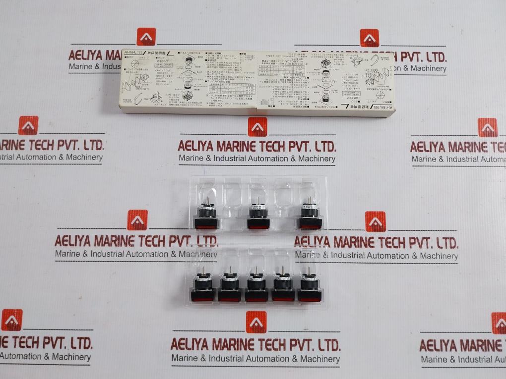 Fuji-Electric-20-24-V-Indicator-Lamp-Ah164-ztre-Lot-Of-4X-208493-8