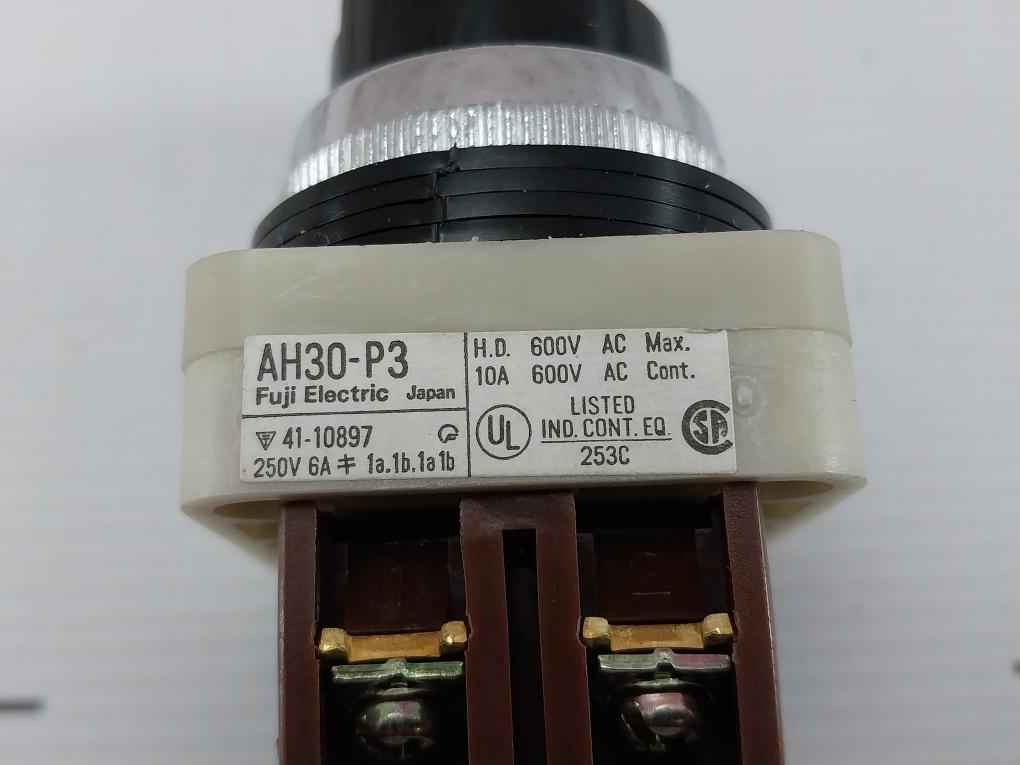 Fuji Electric Ah30-p3B11 Select Switch 250V 6A