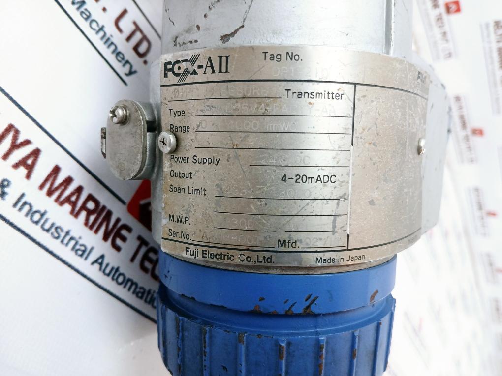 Fuji Electric Fhcb35V4-pacyy-aa/Tk4G5370 Differential Pressure Transmitter 24Vdc