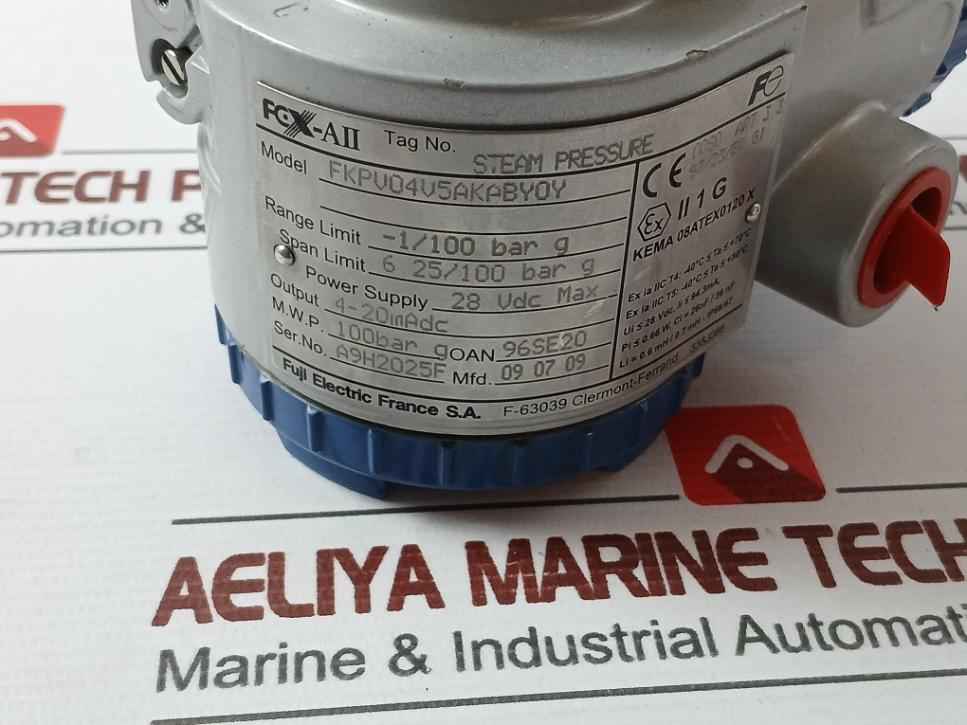 Fuji Electric Fkpv04V5Akaby0Y Pressure Transmitter 28 Vdc Max