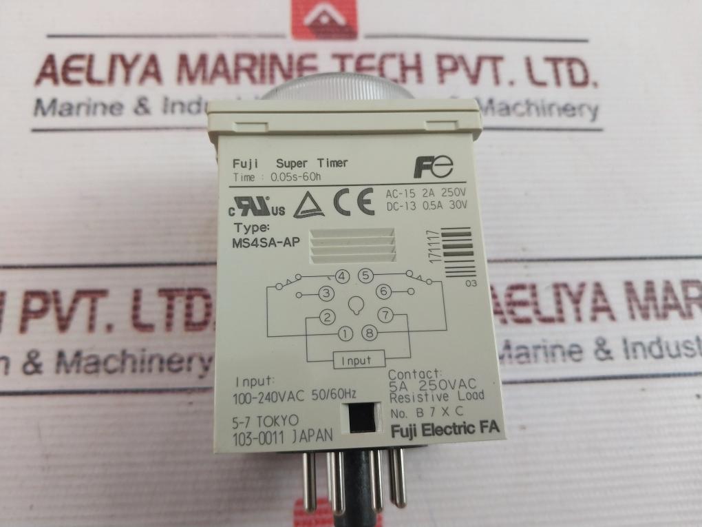 Fuji Electric Ms4Sa-ap Super Timer 0.05S-60H