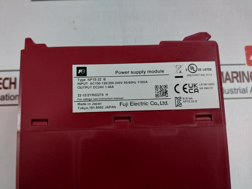 Fuji Electric Np1S-22 Power Supply Module Ac 100-120/200-240V 50/60Hz 110Va