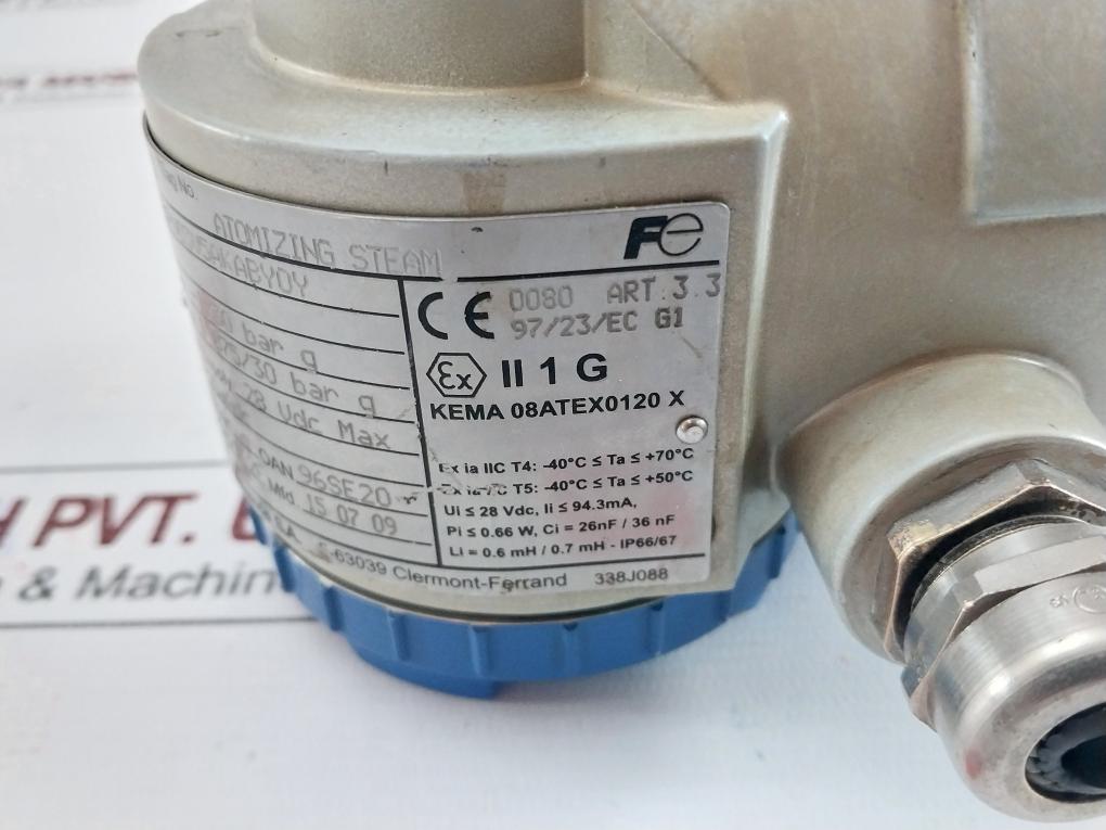 Fuji Electric Pressure Transmitter Fkpv03V5Akaby0Y, 28Vdc 1 875/30 Bar G