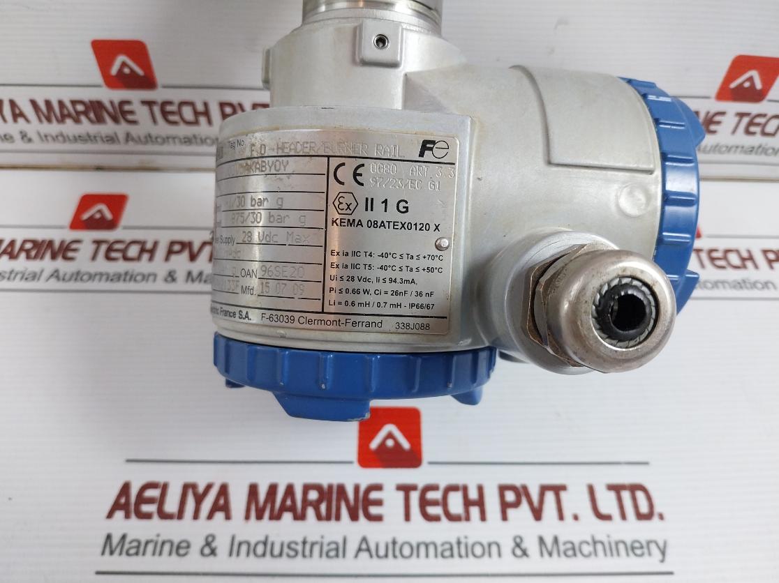 Fuji Electric Pressure Transmitter Power Supply Fkpv03V5Akaby0Y - 28 Vdc Max