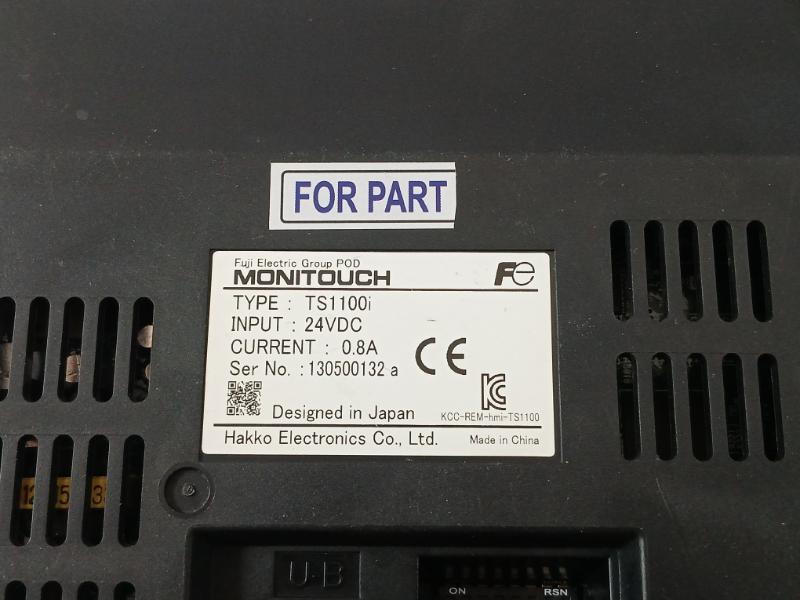 Fuji Electric Programmable Display Ts1100I 24Vdc