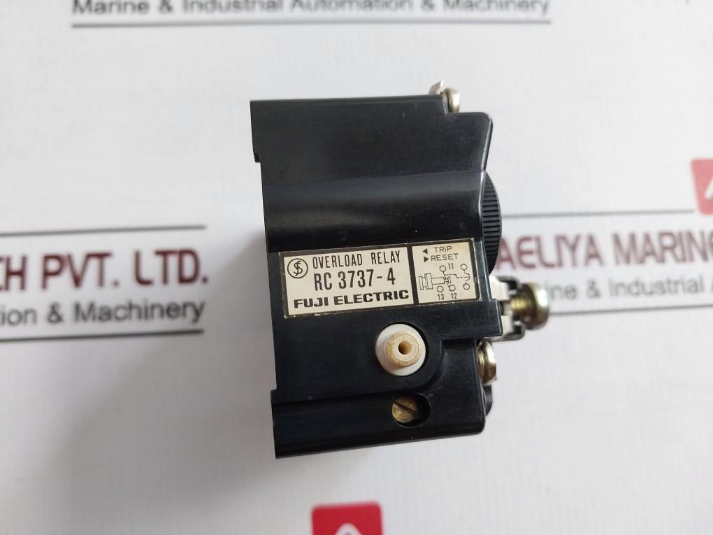 Fuji Electric Rc 3737-4 Overload Relay 0.5-1.0 Amd. Rc, 9019 R