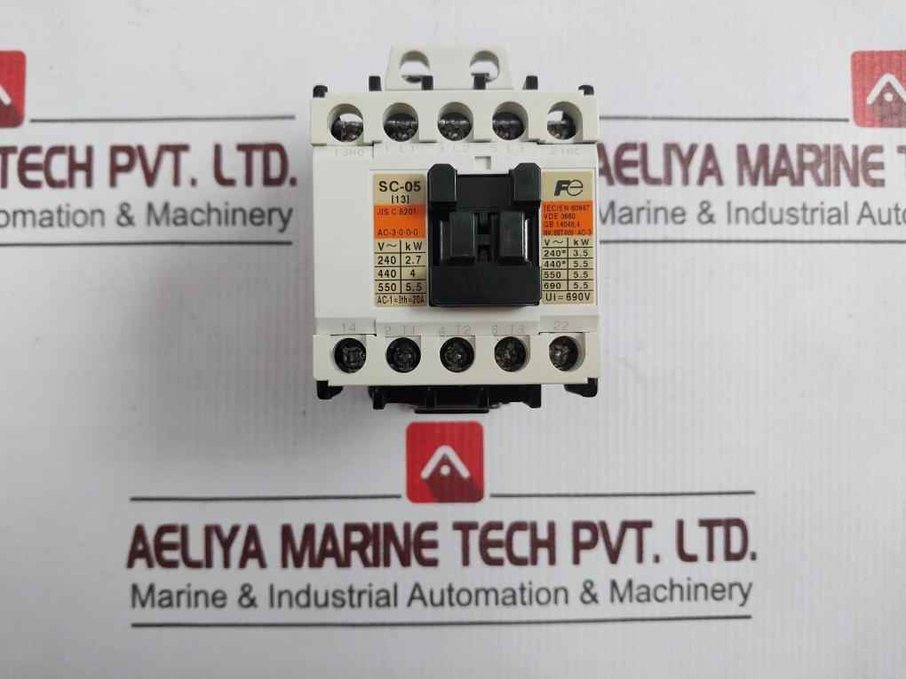 Fuji Electric Sc-05 Contactor 20A 690V 60Hz