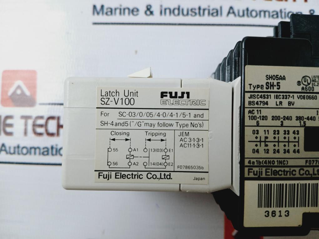 Fuji Electric Sh-5/V Latch Type Magnetic Contactor 50/60Hz