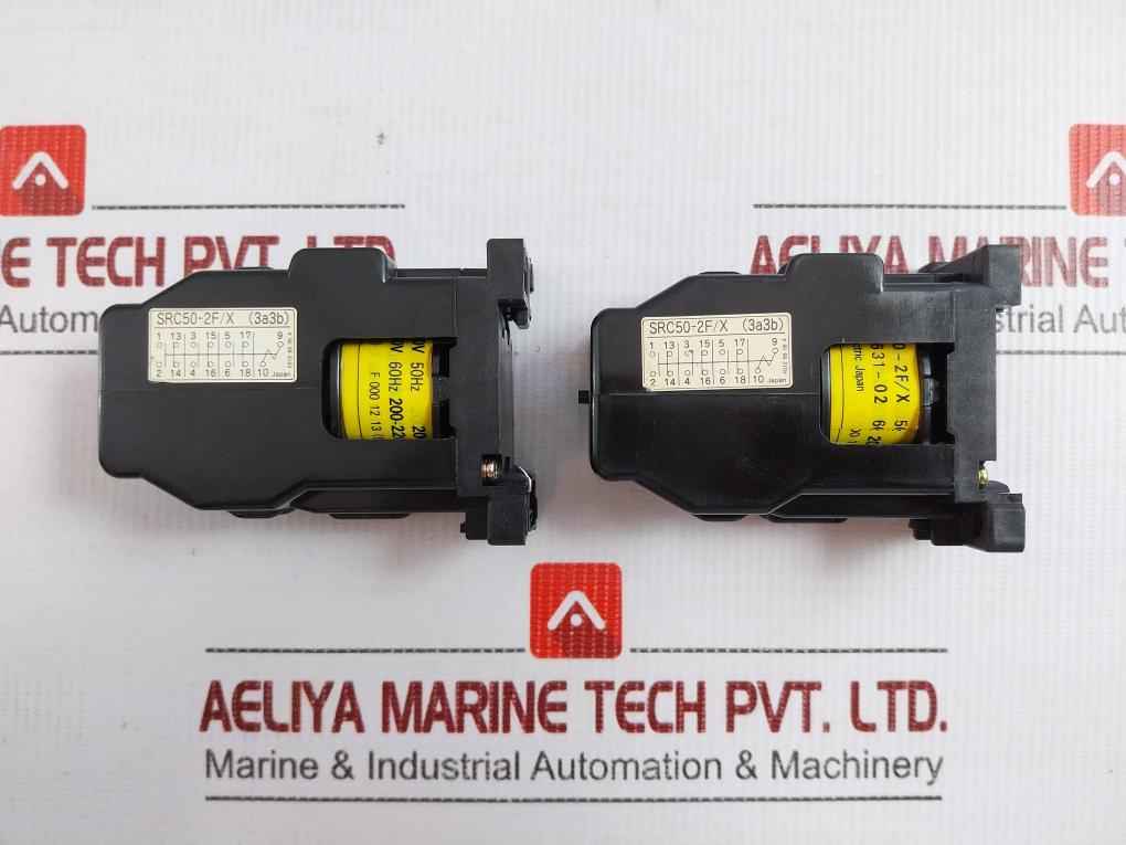Src50-2F/X (3A3B) Fuji Electric 200-220V 50/60Hz 3-pole Auxiliary Relay