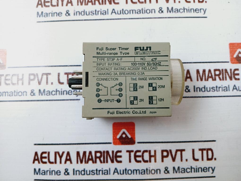 Fuji Electric St3P A-f Timer Relay