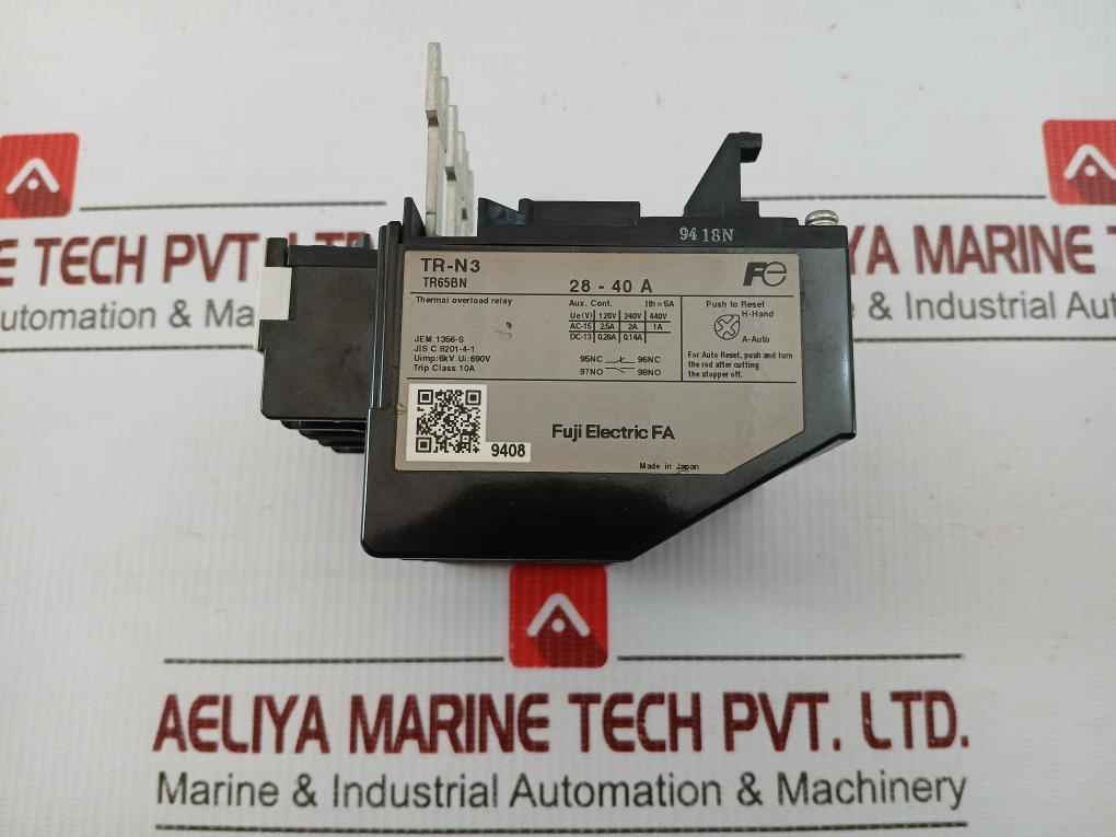 Fuji Electric Thermal Overload Relay 690V/5A Tr-n3
