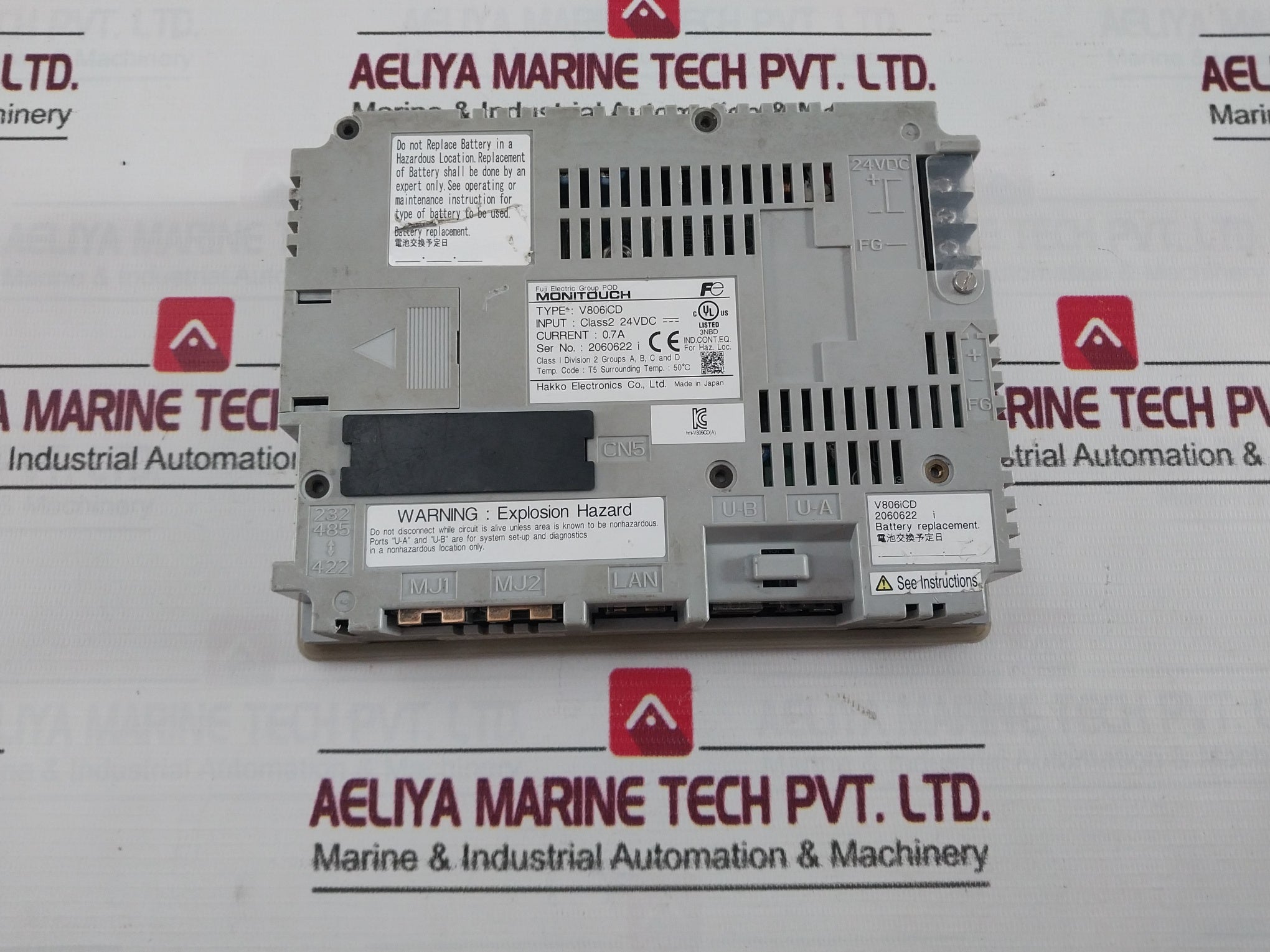 Fuji Electric V806Icd Human Machine Interface Monitouch Panel T5