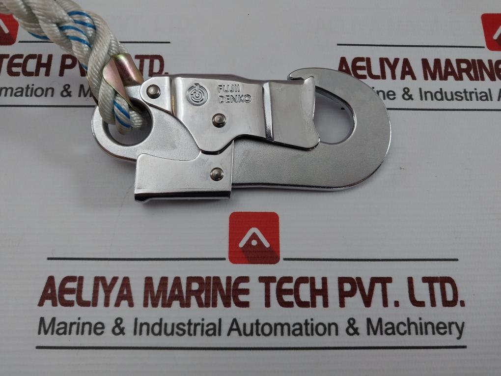Fujii Denko Fs-109 Rope Grab With Lanyard Snap Hook