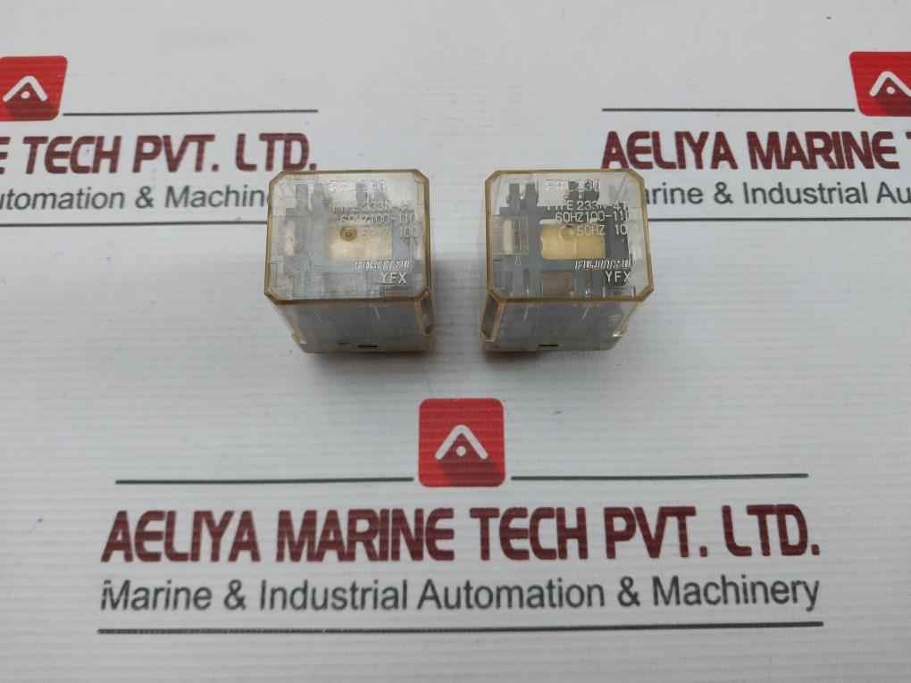 Fujitsu 233N-4T Auxiliary Relay 60Hz 100-110V