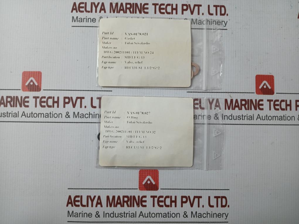 Fukui Seisakusho Relief Valve Repair And Maintenance Kit Rec131-s1