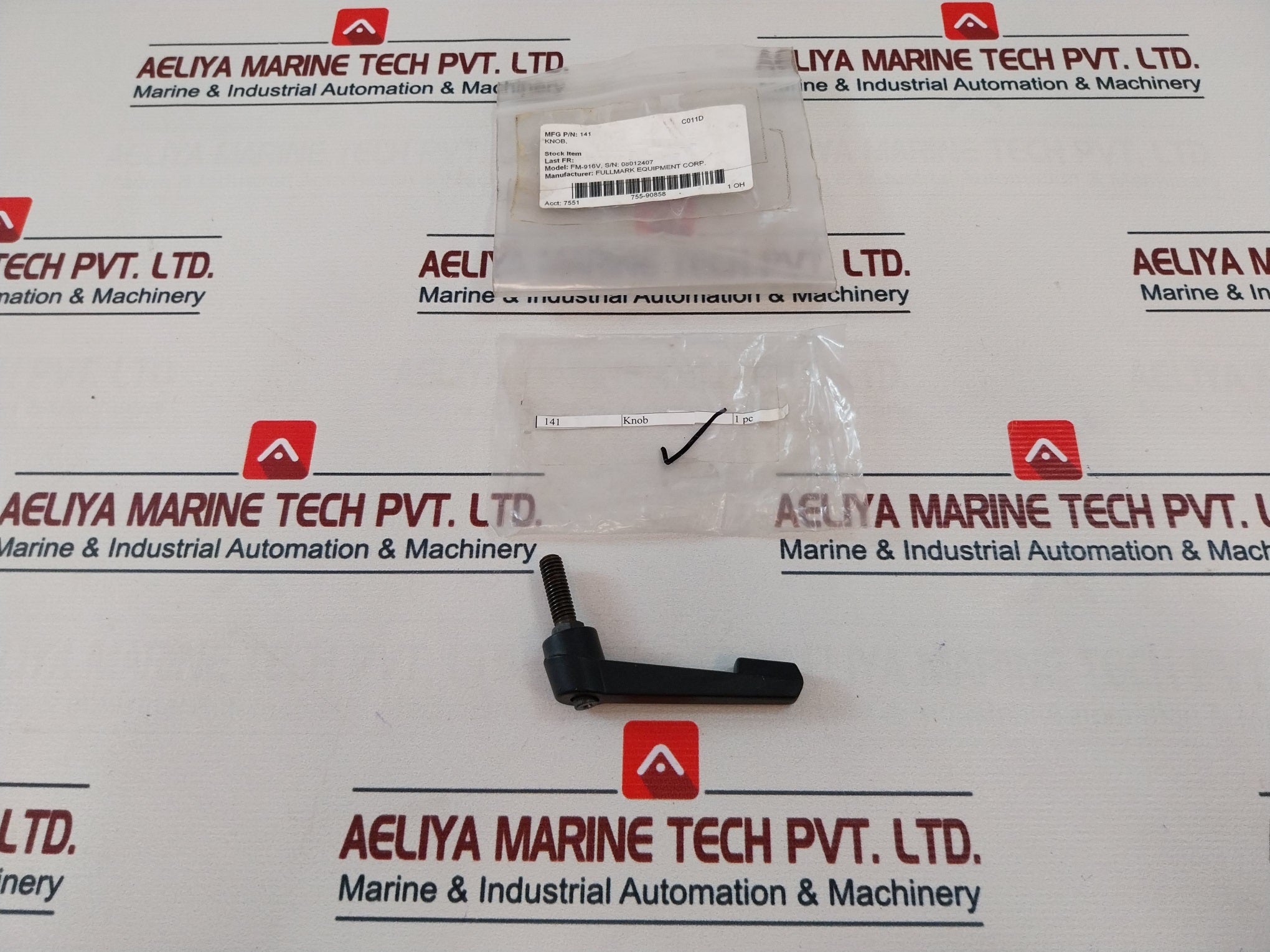 Fullmark Equipment Fm-916V Clamp Lever 141 Knob