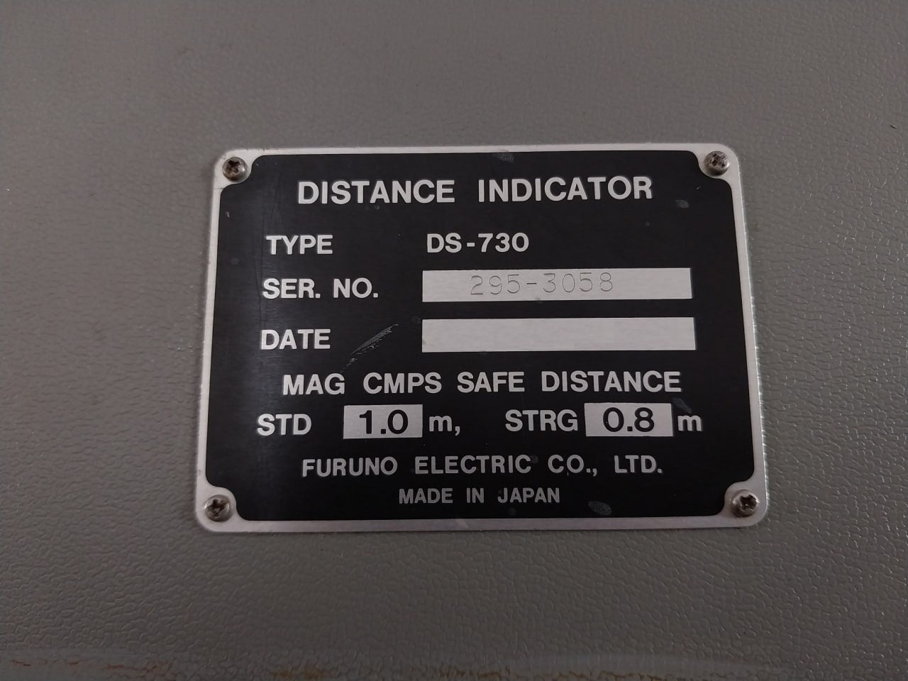 Furuno Electric Ds-730 Distance Indicator