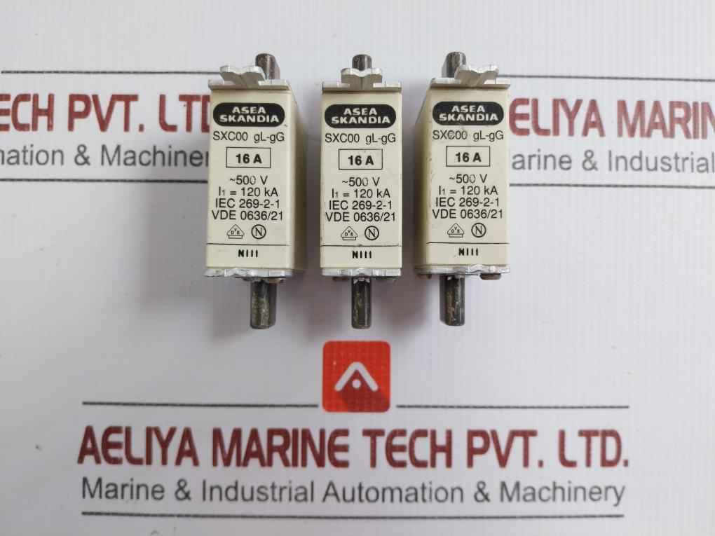 Fuse Link Sxc00 Gl-gg Asea Skandia 16A 500V