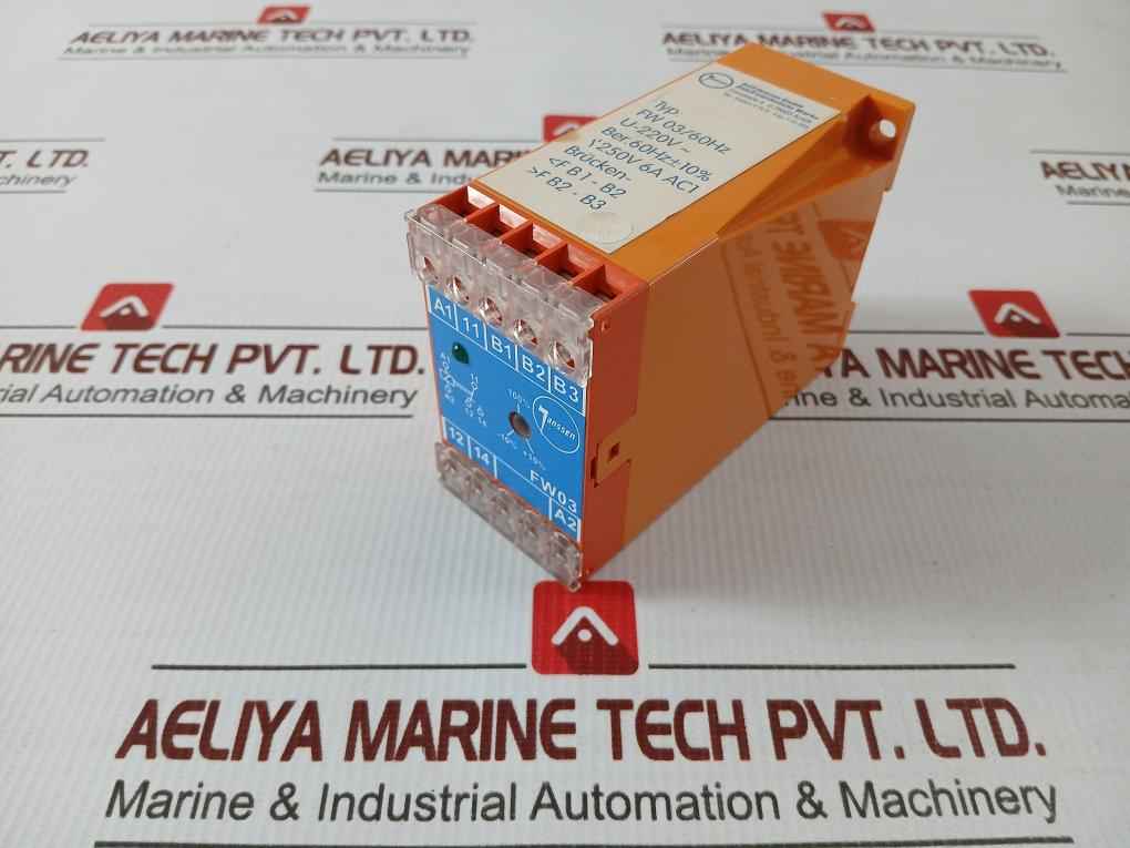 Fw03 Janssen Control Relay 250V 6A