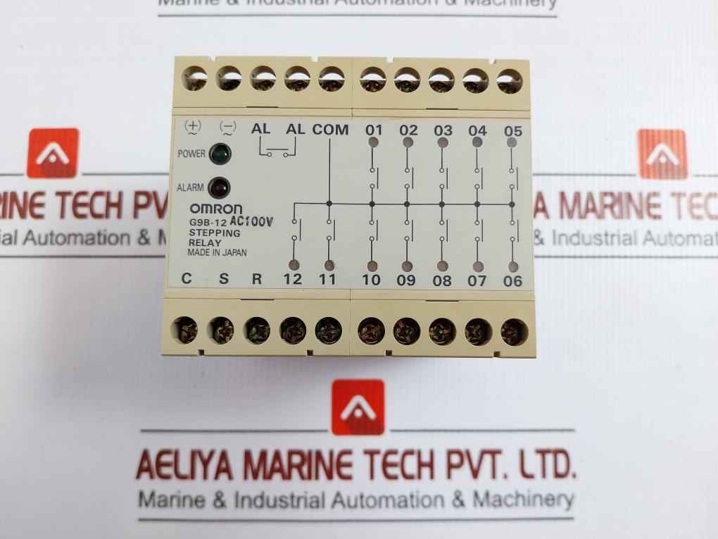 G9B-12 Stepping Relay Unit Ac 100V Omron