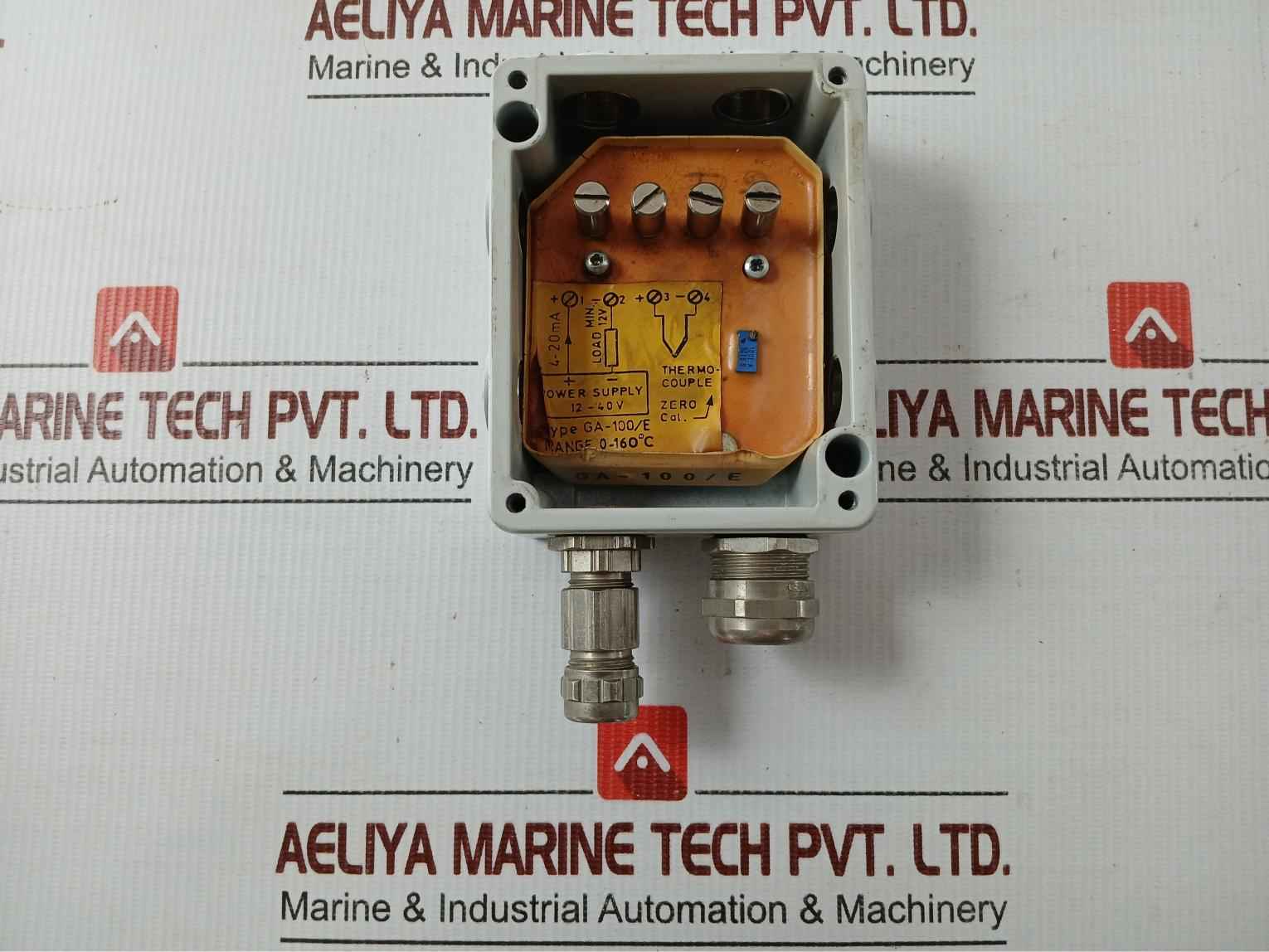 Ga-100/E Kongsberg Thermocouple Amplifier Connection Box 12-40V