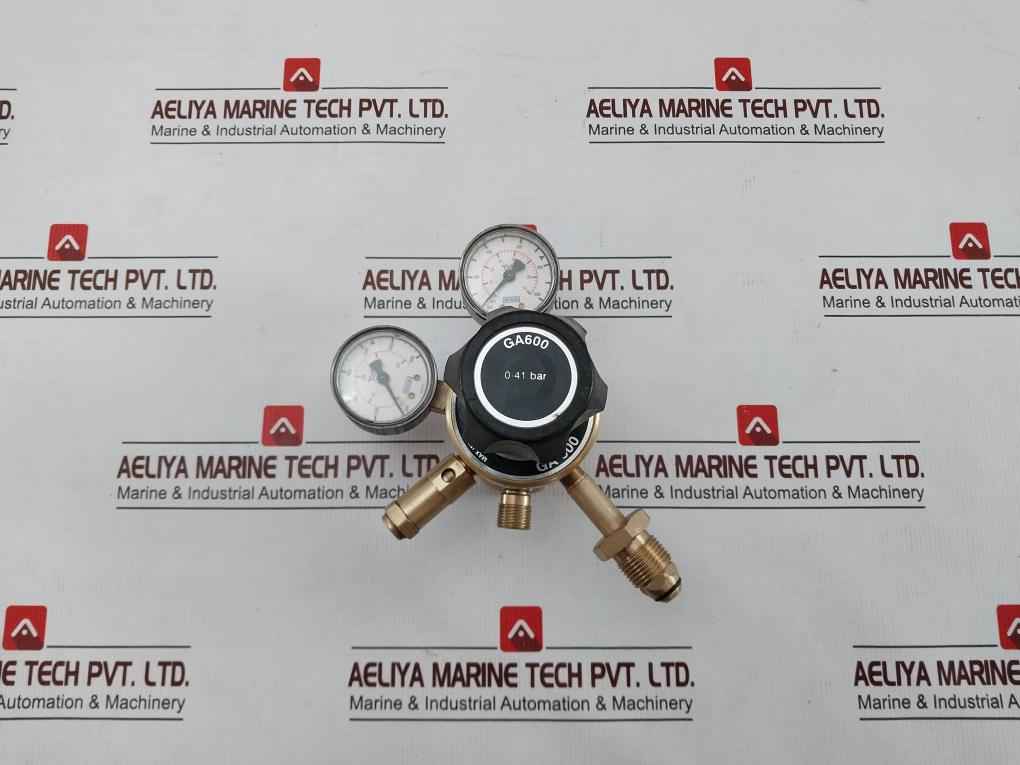 Wika Ga600 0-41 Bar High Pressure Gas Regulator 0-1000 Psi