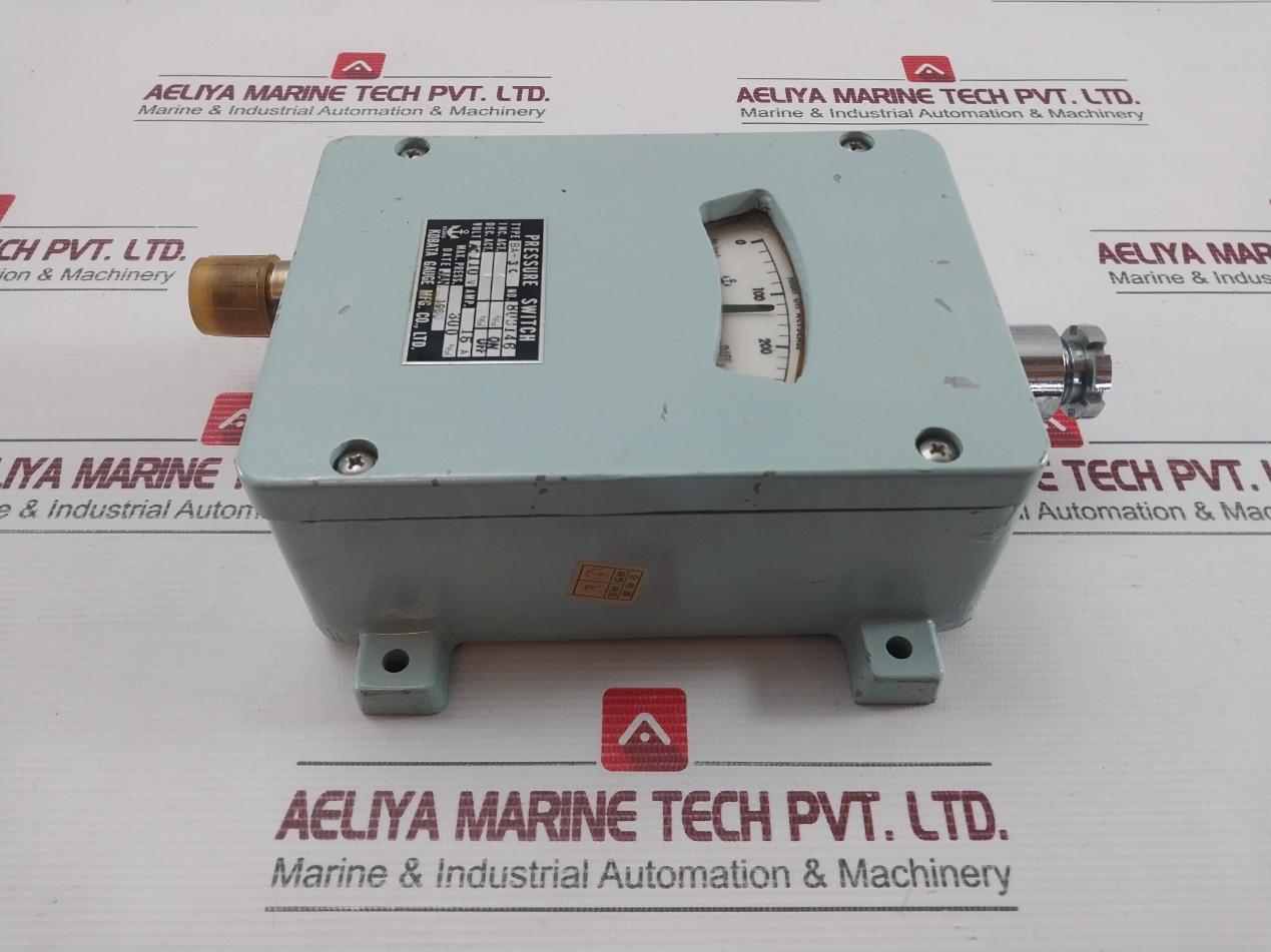 Ba-3C Pressure Switch 300 Kg/Cm2 Kobata Gauge Ac 110 V