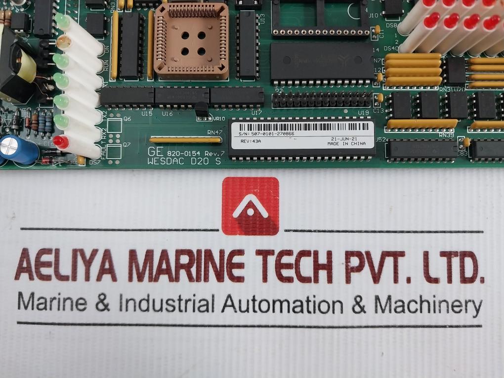 Ge-820-0154-820-0798-00-Rev-01A-Digital-Input-Pcb-Module-Wesdac-D20-S-208780-4