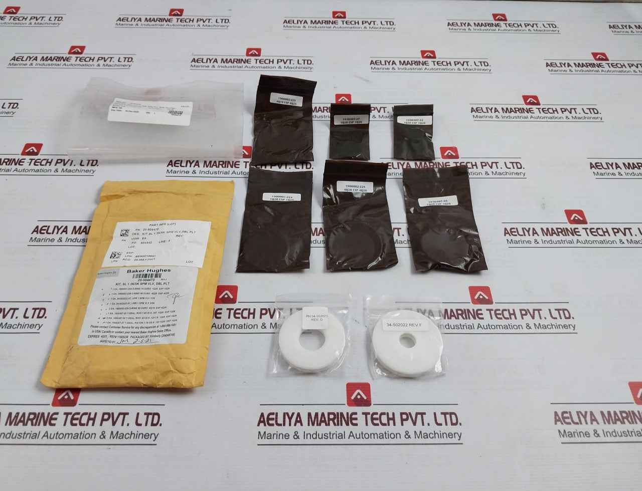 Ge 20-504470 Spm Valve Dual Piloted Seal Kit 1" 3/5K Rev.C 34-502023