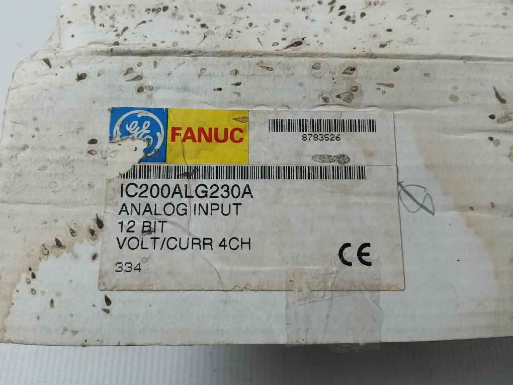 Ge Fanuc Ic200Alg230A Analog Input Module 12 Bit E157515 4Ch 60C