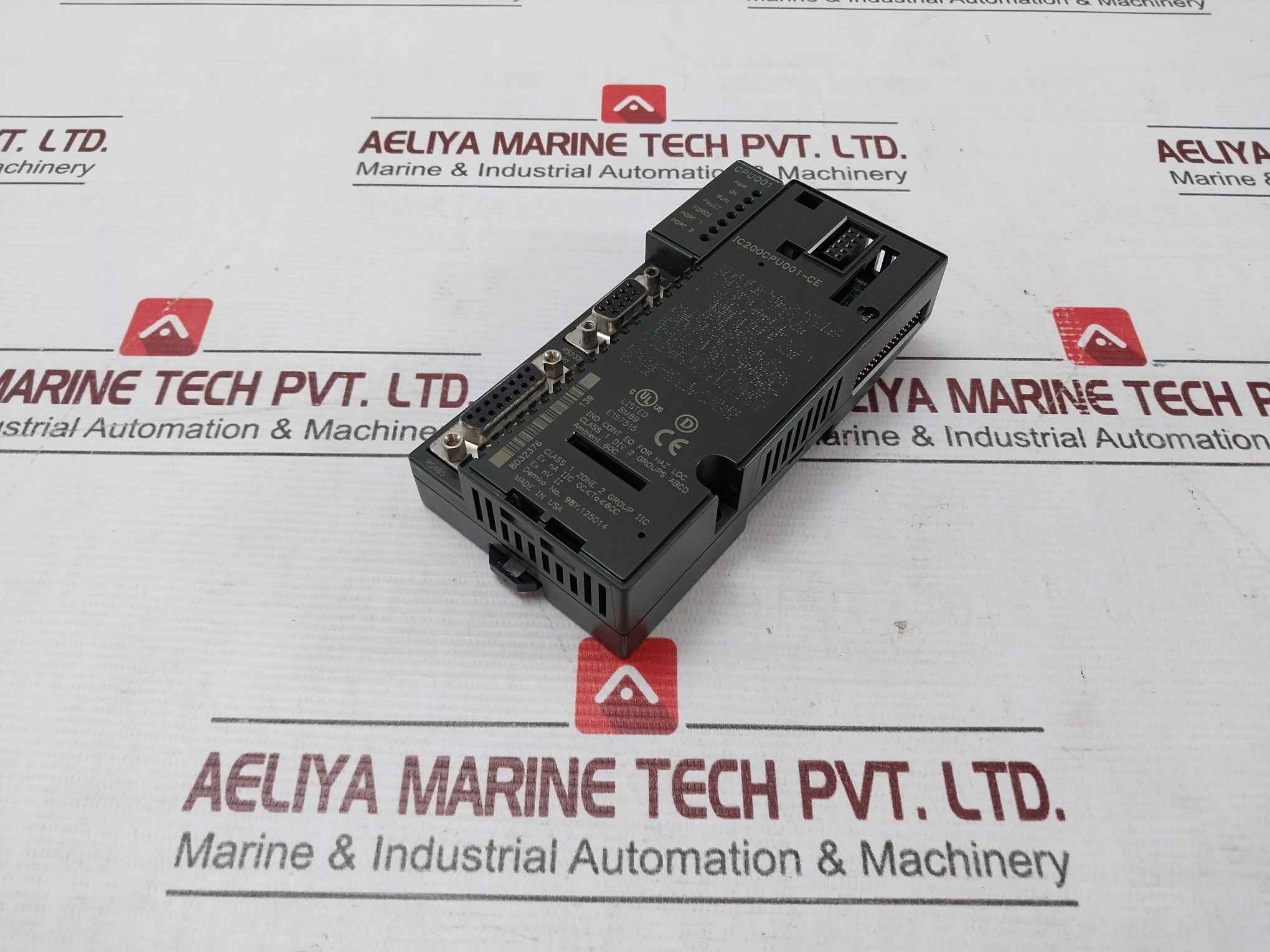 Ge Fanuc Ic200Cpu001-ce Cpu Module Cpu001-ce Rs-232 Rs-485 2.63" X 5.04"