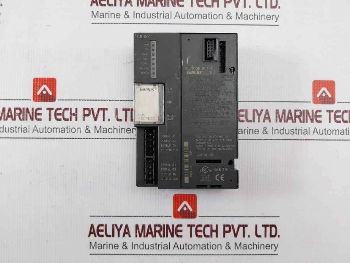 Ge Fanuc Ic200Gbi001-df Versamax Plc Genius Network Interface Unit Module